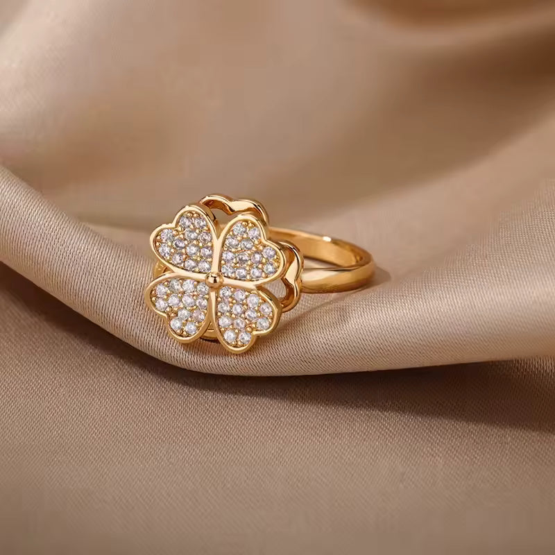Bague Trèfle Anti-Stress