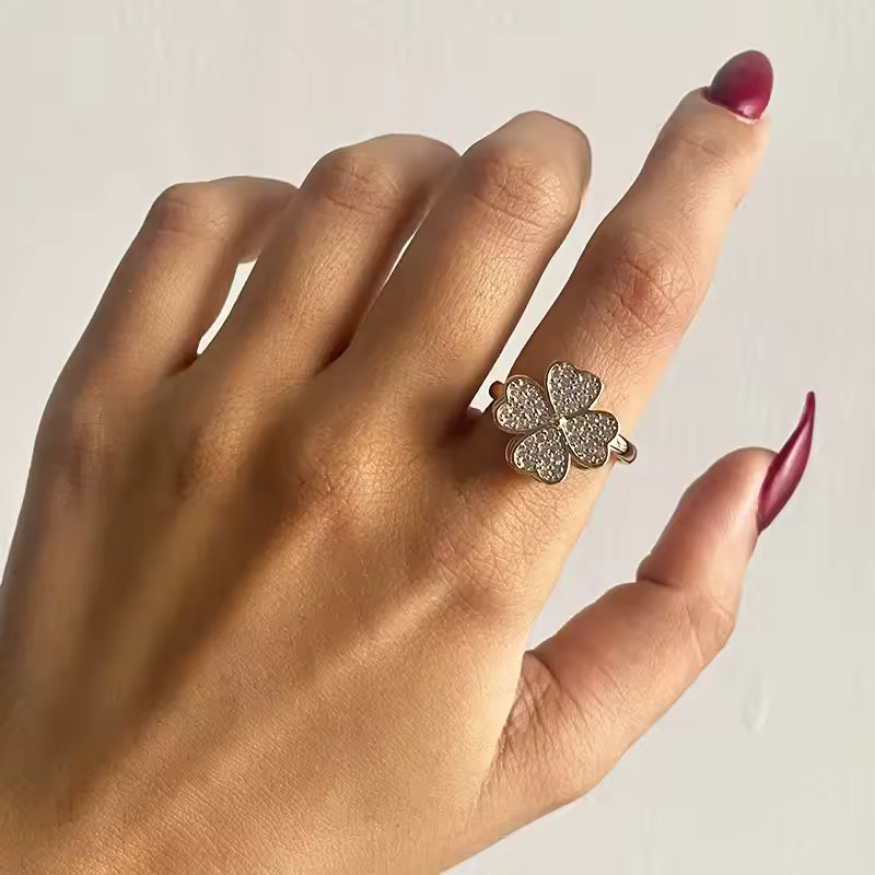Bague Trèfle Anti-Stress