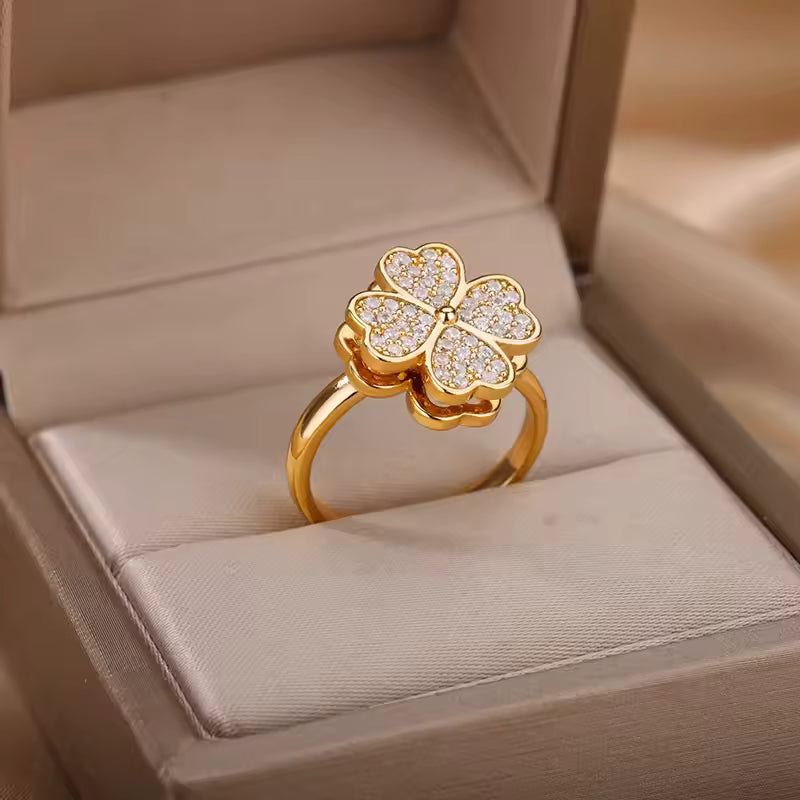 Bague Trèfle Anti-Stress